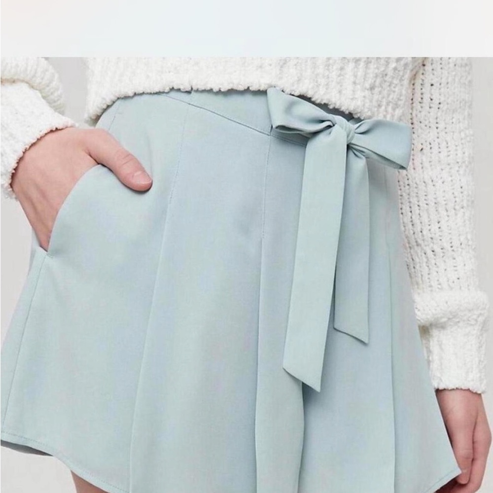 Aritzia Blue Shorts with Belt